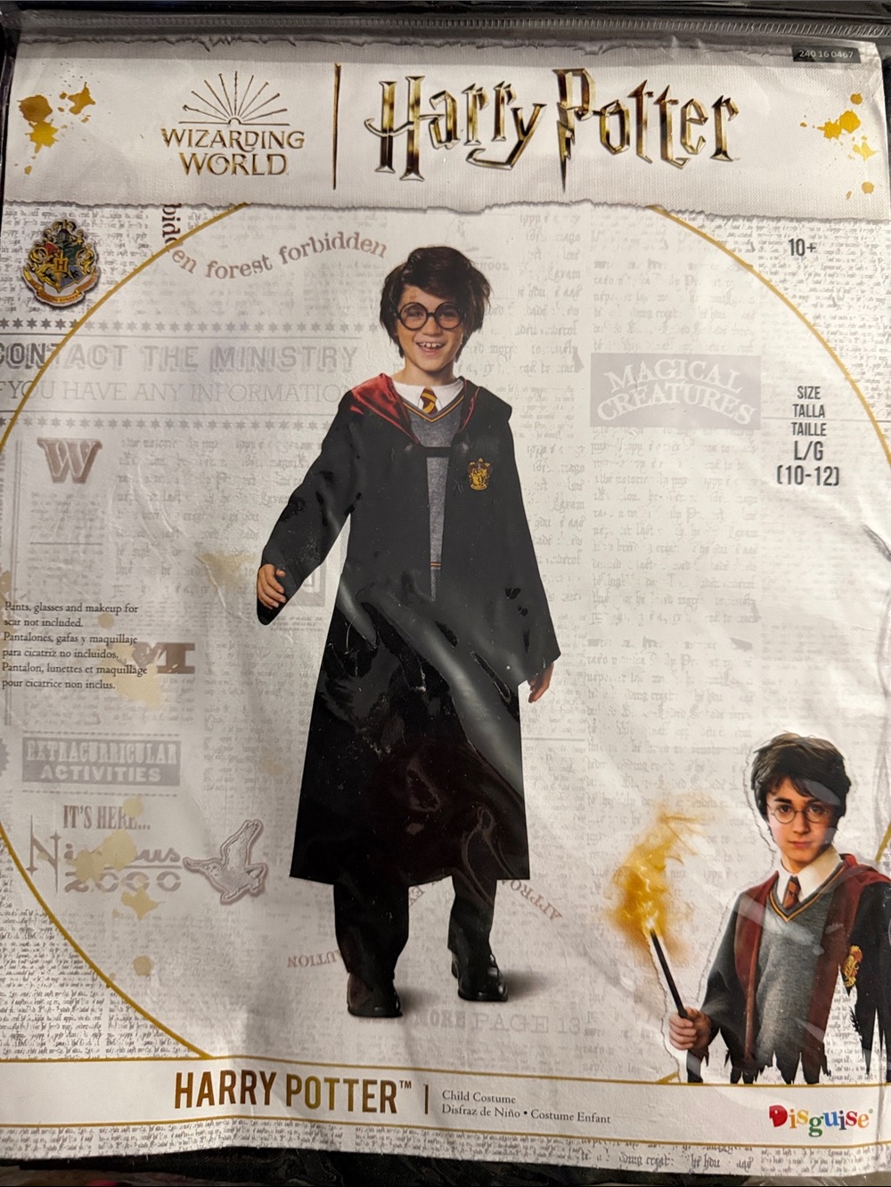 Warner Bros. Harry Potter Gryffindor Robe Costume - Black and Red